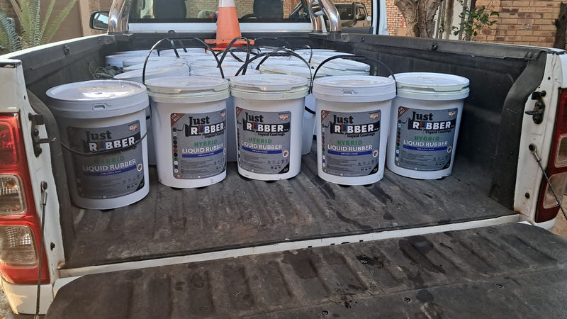Flexible waterproof membrane applied to a roof