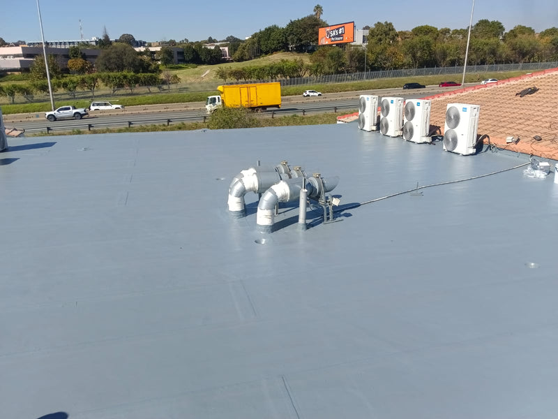 Professional liquid rubber waterproofing application