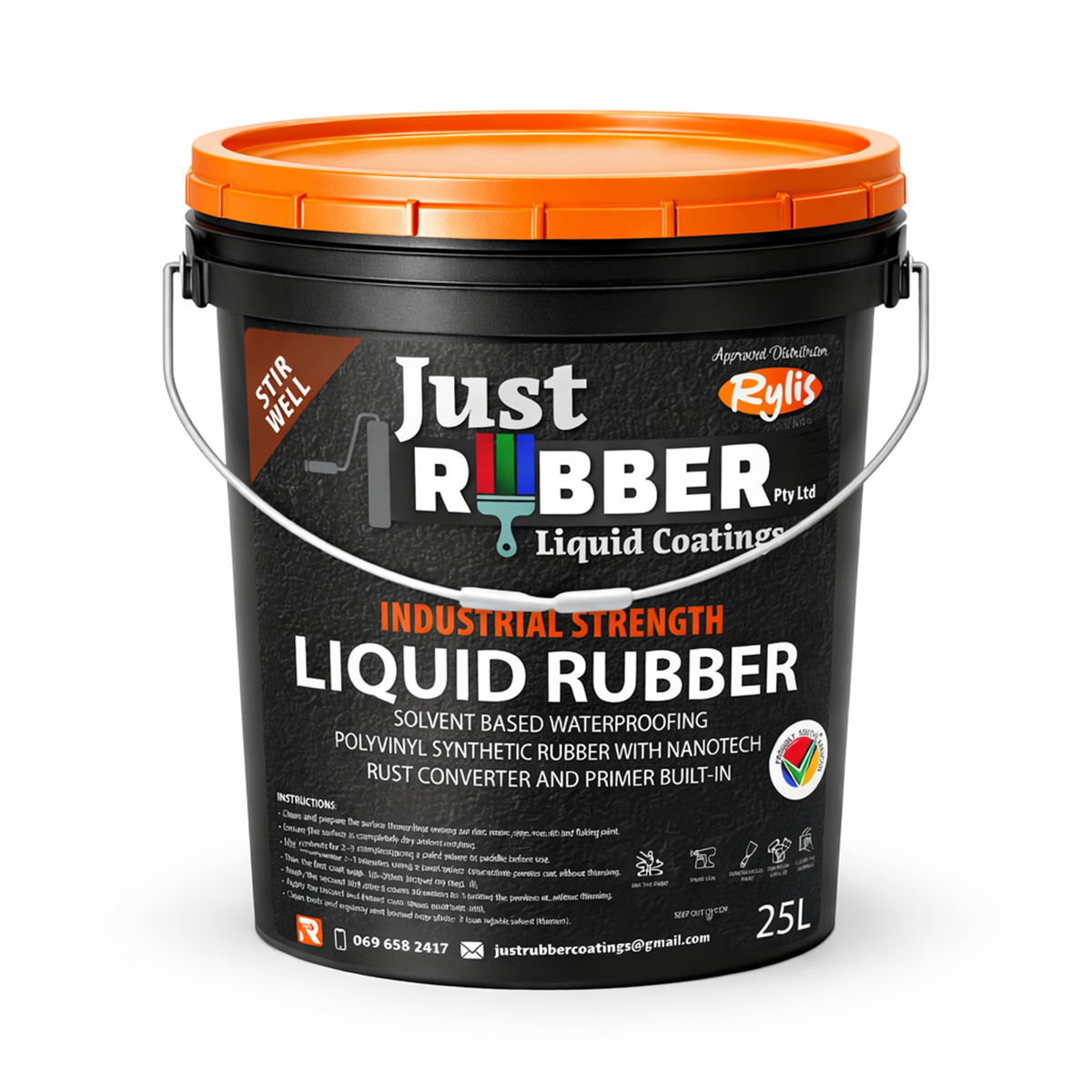 Solvent Polyvinyl Rubber – Thinners-Based Waterproofing & Paint